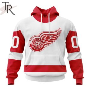 NHL Detroit Red Wings Personalized 2023 Away Kits Hoodie