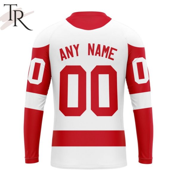 NHL Detroit Red Wings Personalized 2023 Away Kits Hoodie