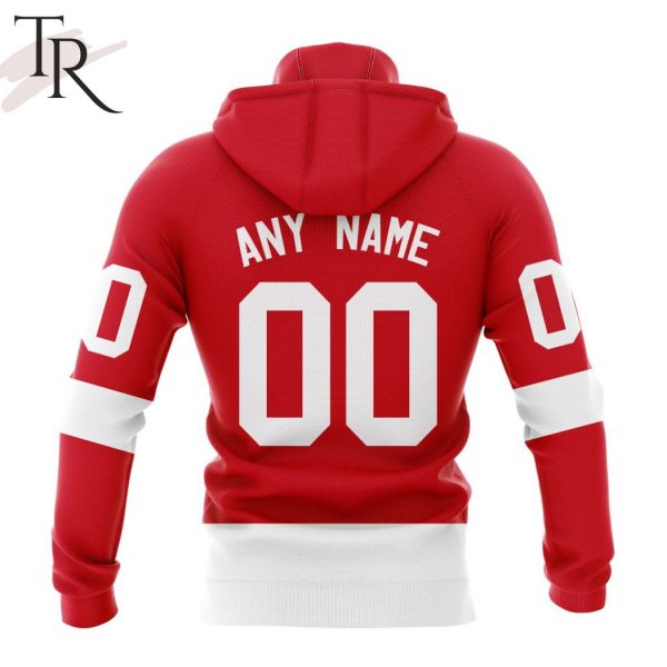 NHL Detroit Red Wings Personalized 2023 Home Kits Hoodie