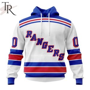 NHL New York Rangers Personalized 2023 Away Kits Hoodie