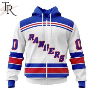 NHL New York Rangers Personalized 2023 Away Kits Hoodie