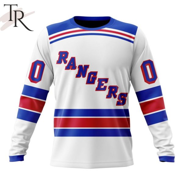 NHL New York Rangers Personalized 2023 Away Kits Hoodie