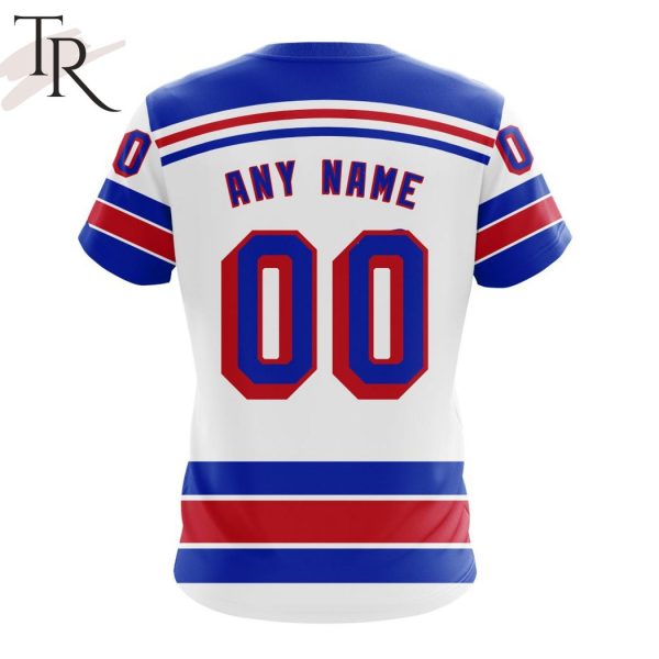 NHL New York Rangers Personalized 2023 Away Kits Hoodie