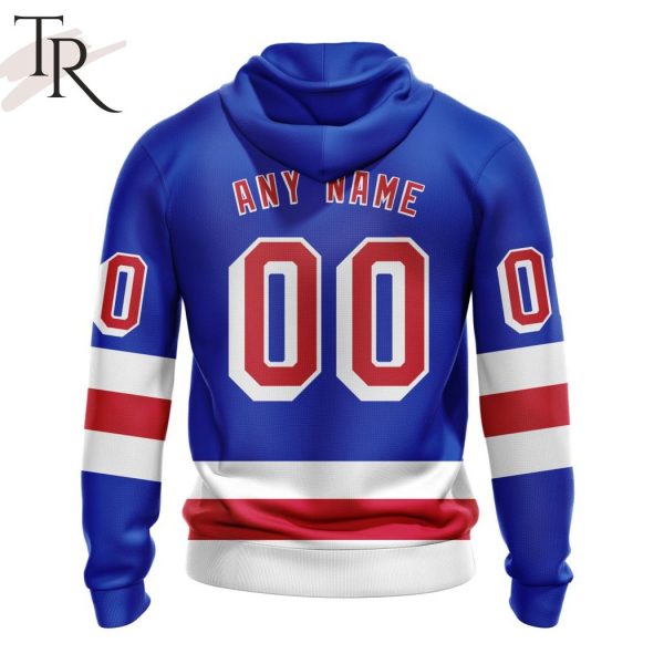 NHL New York Rangers Personalized 2023 Home Kits Hoodie