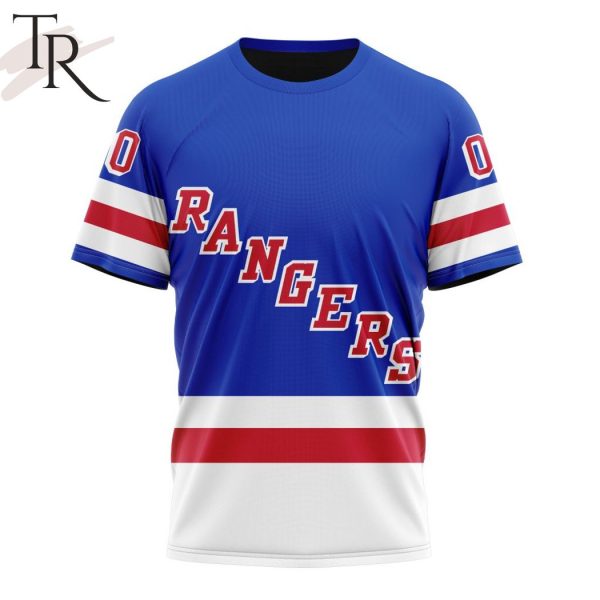 NHL New York Rangers Personalized 2023 Home Kits Hoodie