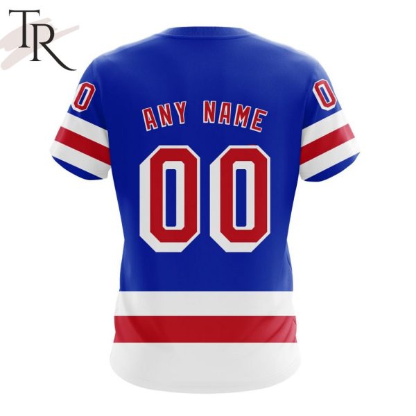 NHL New York Rangers Personalized 2023 Home Kits Hoodie