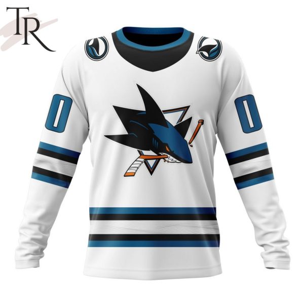 NHL San Jose Sharks Personalized 2023 Away Kits Hoodie