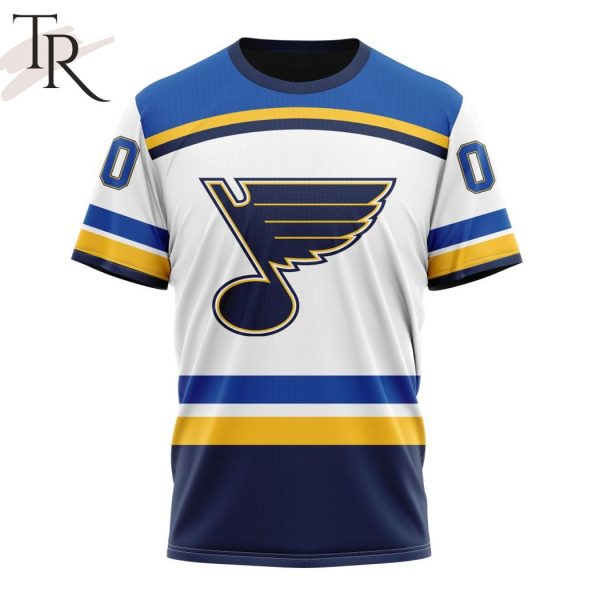 NHL St. Louis Blues Personalized 2023 Away Kits Hoodie