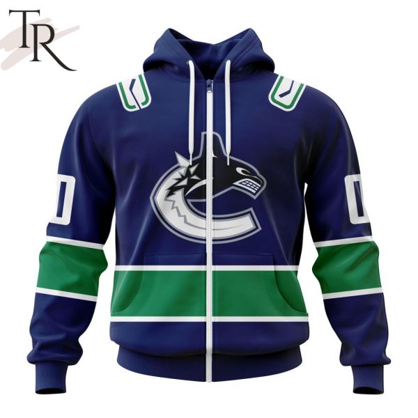 NHL Vancouver Canucks Personalized 2023 Home Kits Hoodie