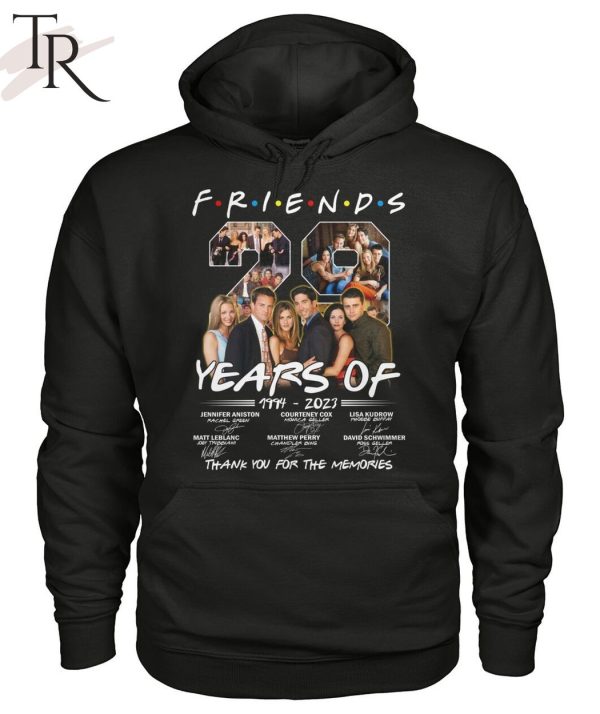 Friends 29 Years Of 1994 – 2023 Thank You For The Memories T-Shirt