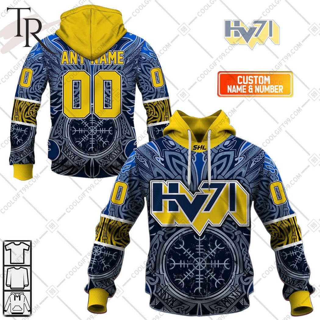 Personalized SHL HV71 Special Viking Design Hoodie