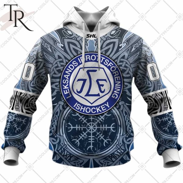 Personalized SHL Leksands IF Special Viking Design Hoodie