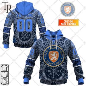 Personalized SHL Vaxjo Lakers Special Viking Design Hoodie
