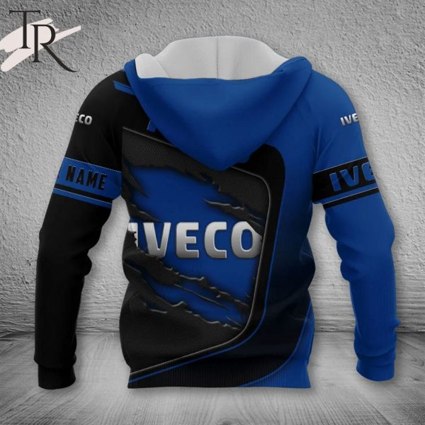 Personalized Iveco Broken Wall Logo Design Trucks Hoodie