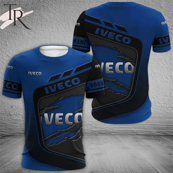 Personalized Iveco Broken Wall Logo Design Trucks Hoodie