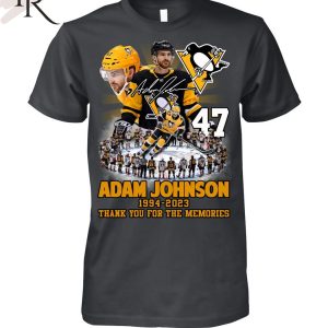 Adam Johnson 1994 – 2023 Pittsburgh Penguins Thank You For The Memories T-Shirt