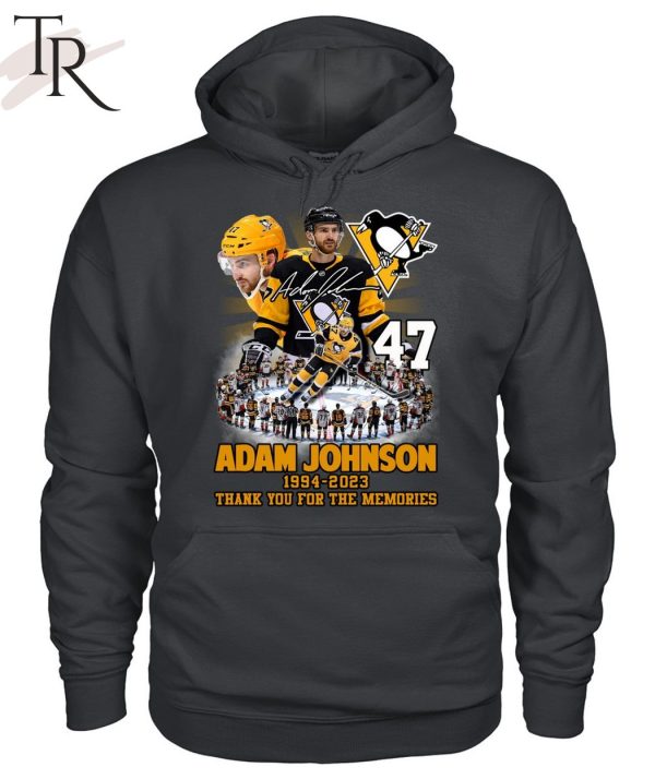 Adam Johnson 1994 – 2023 Pittsburgh Penguins Thank You For The Memories T-Shirt