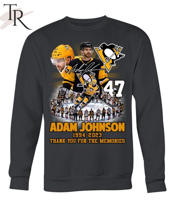 Adam Johnson 1994 – 2023 Pittsburgh Penguins Thank You For The Memories T-Shirt