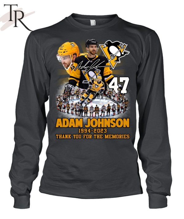 Adam Johnson 1994 – 2023 Pittsburgh Penguins Thank You For The Memories T-Shirt