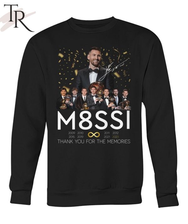 Messi 8th Ballon D’Or Thank You For The Memories T-Shirt