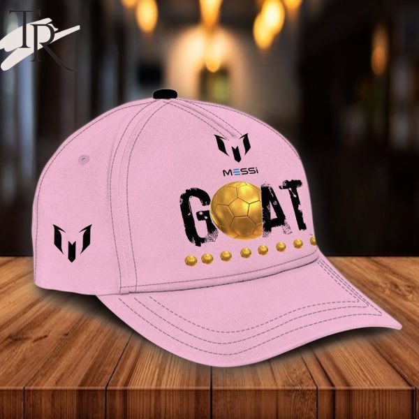 GOAT Lionel Messi Eight Ballon D’Or 2023 Cap – Pink