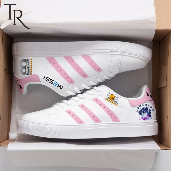 GOAT 8th Ballon D’Or 2023 Winner Lionel Messi Stan Smith – White, Pink