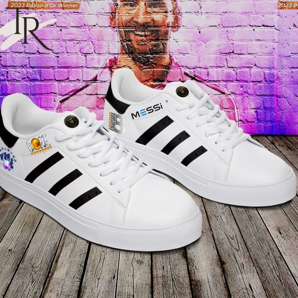 GOAT 8th Ballon D’Or Winner 2023 Lionel Messi Stan Smith – White, Black