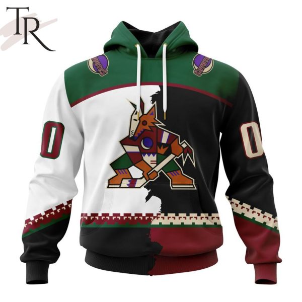 NHL Arizona Coyotes Personalize 2023 Home Mix Away Hoodie