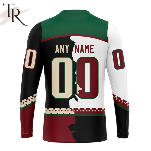 NHL Arizona Coyotes Personalize 2023 Home Mix Away Hoodie