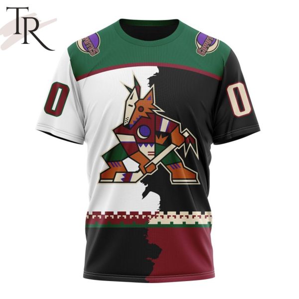 NHL Arizona Coyotes Personalize 2023 Home Mix Away Hoodie