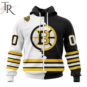 NHL Boston Bruins Personalize 2023 Home Mix Away Hoodie