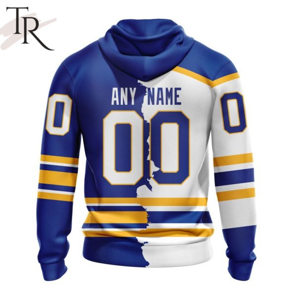 NHL Buffalo Sabres Personalize 2023 Home Mix Away Hoodie