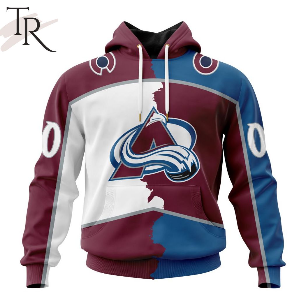 NHL Colorado Avalanche Personalize 2023 Home Mix Away Hoodie - Torunstyle