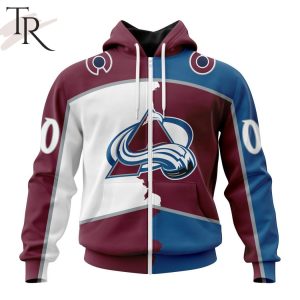 NHL Colorado Avalanche Personalize 2023 Home Mix Away Hoodie