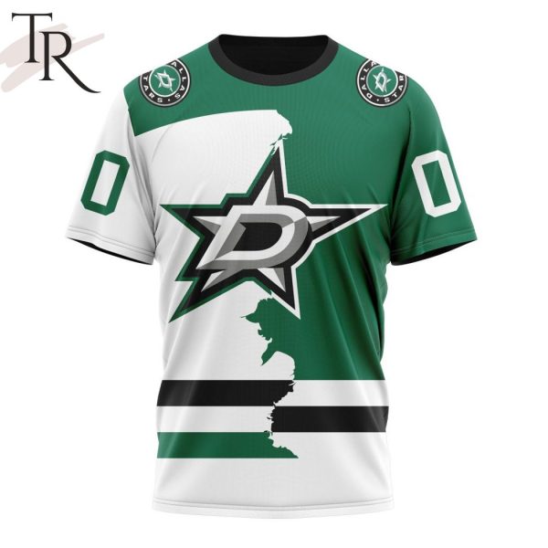 NHL Dallas Stars Personalize 2023 Home Mix Away Hoodie