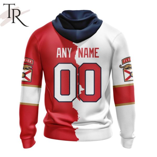 NHL Florida Panthers Personalize 2023 Home Mix Away Hoodie