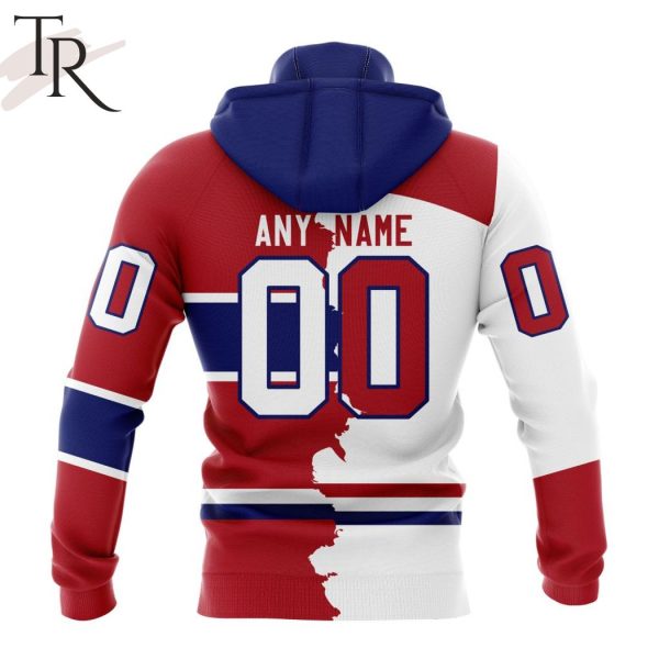 NHL Montreal Canadiens Personalize 2023 Home Mix Away Hoodie