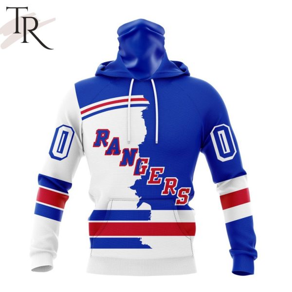 NHL New York Rangers Personalize 2023 Home Mix Away Hoodie