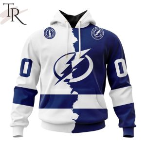 NHL Tampa Bay Lightning Personalize 2023 Home Mix Away Hoodie
