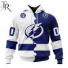 NHL Toronto Maple Leafs Personalize 2023 Home Mix Away Hoodie