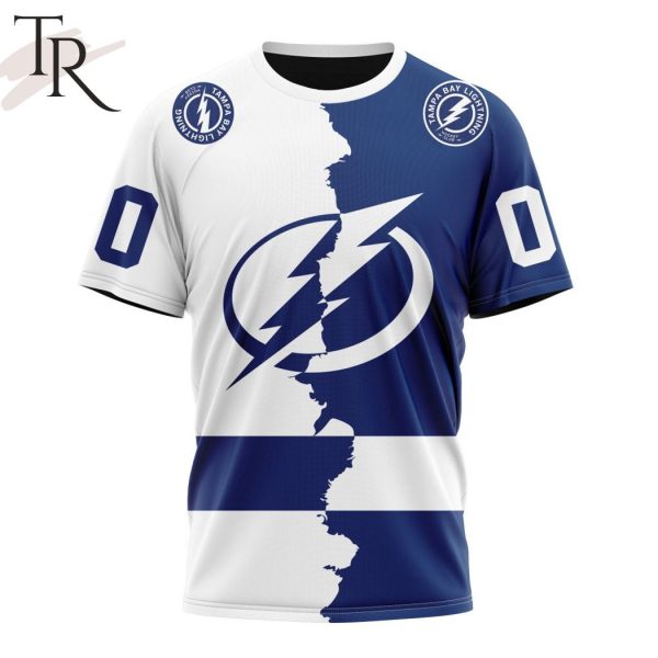 NHL Tampa Bay Lightning Personalize 2023 Home Mix Away Hoodie
