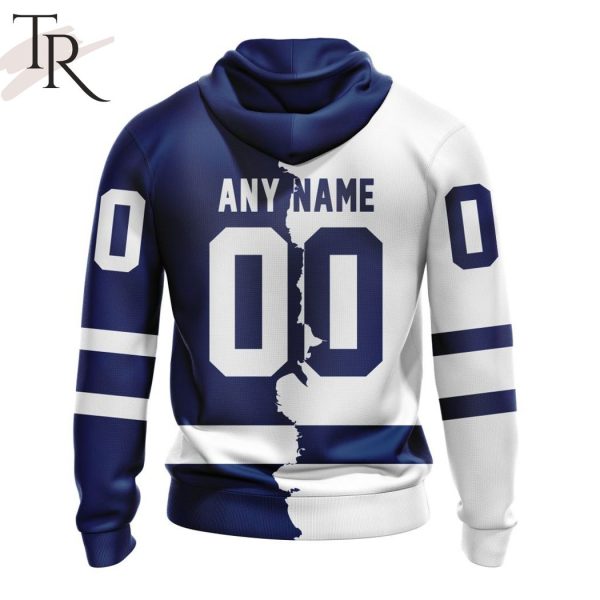 NHL Toronto Maple Leafs Personalize 2023 Home Mix Away Hoodie