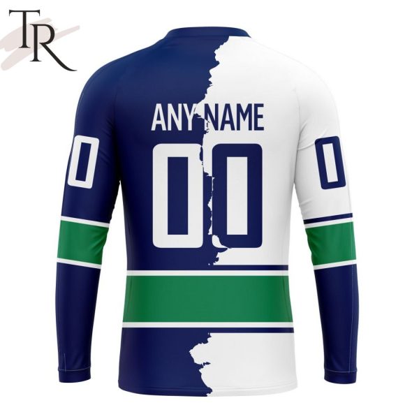 NHL Vancouver Canucks Personalize 2023 Home Mix Away Hoodie