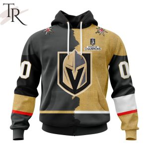 NHL Vegas Golden Knights Personalize 2023 Home Mix Away Hoodie