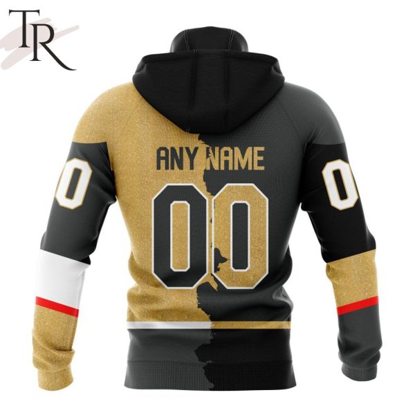 NHL Vegas Golden Knights Personalize 2023 Home Mix Away Hoodie