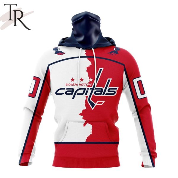 NHL Washington Capitals Personalize 2023 Home Mix Away Hoodie