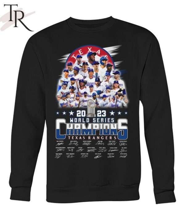 2023 World Series Champions Texas Rangers Signature T-Shirt