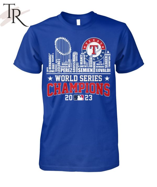 Texas City World Series Champions 2023 Texas Rangers T-Shirt