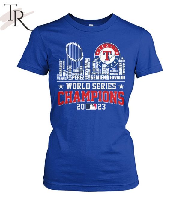 Texas City World Series Champions 2023 Texas Rangers T-Shirt