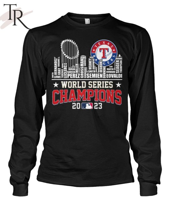 Texas City World Series Champions 2023 Texas Rangers T-Shirt